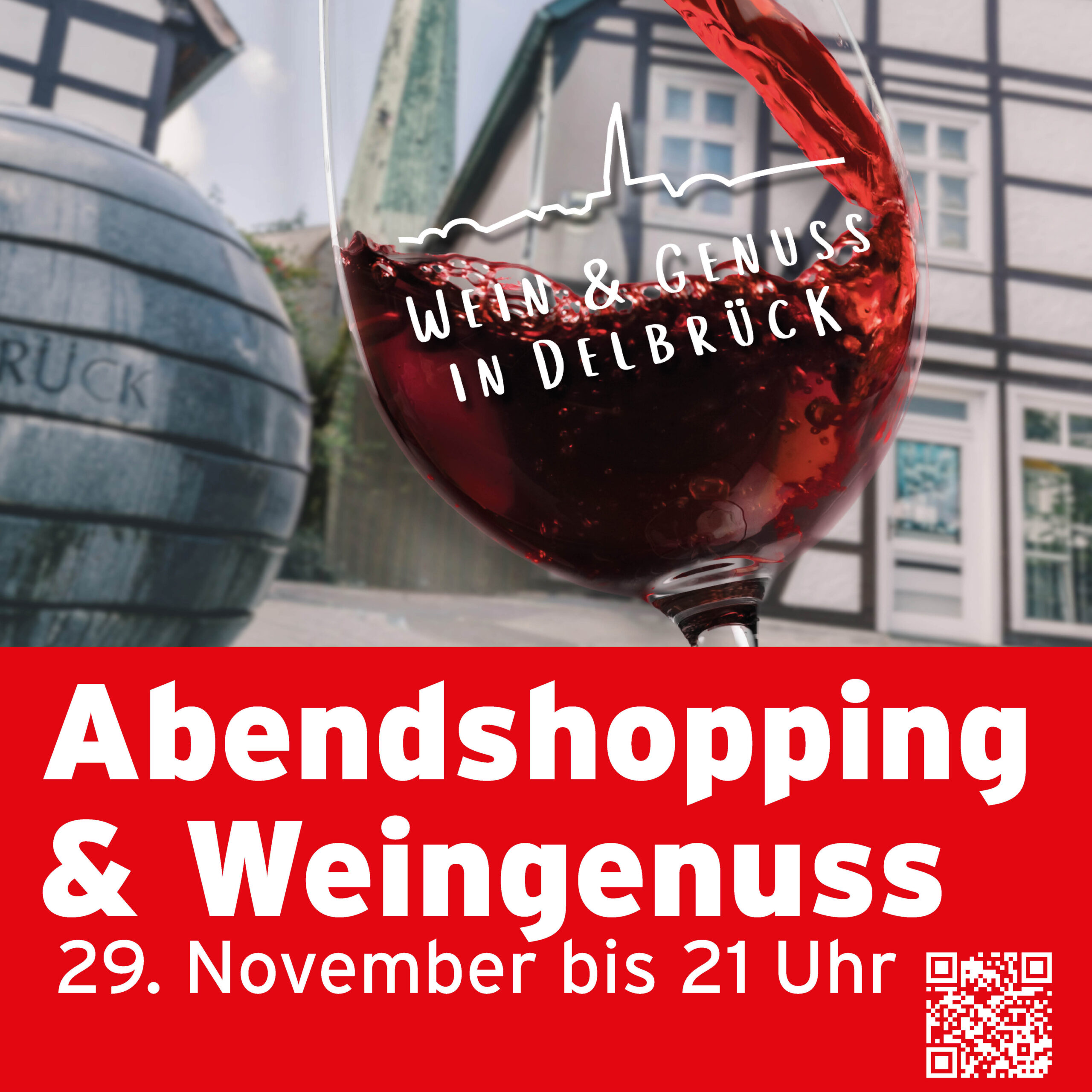 Abendshopping & Weingenuss in Delbrück am 29. November